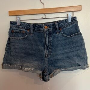 Madewell Dark Blue Jean Shorts